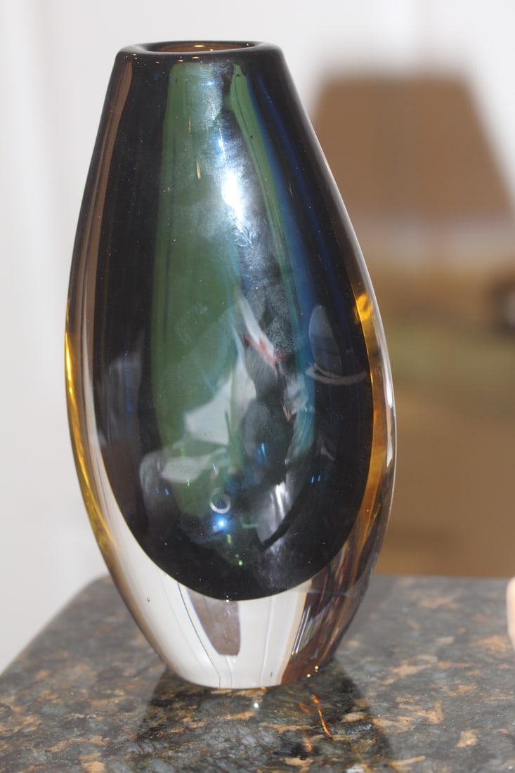 Kosta Boda Lindebrand Art Glass Vase - 3
