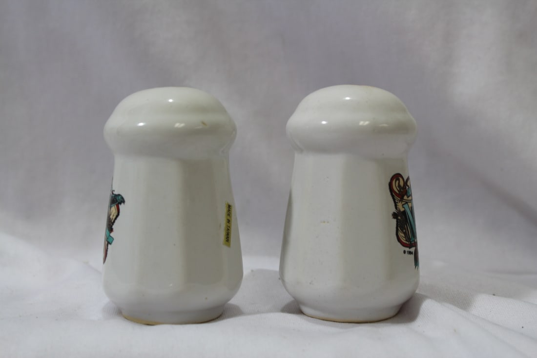 A Pair of Salt and Pepper Shakers - 2