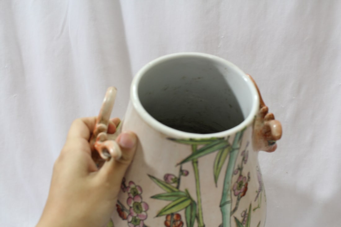 A Chinese Vase with Elk Handles - 4