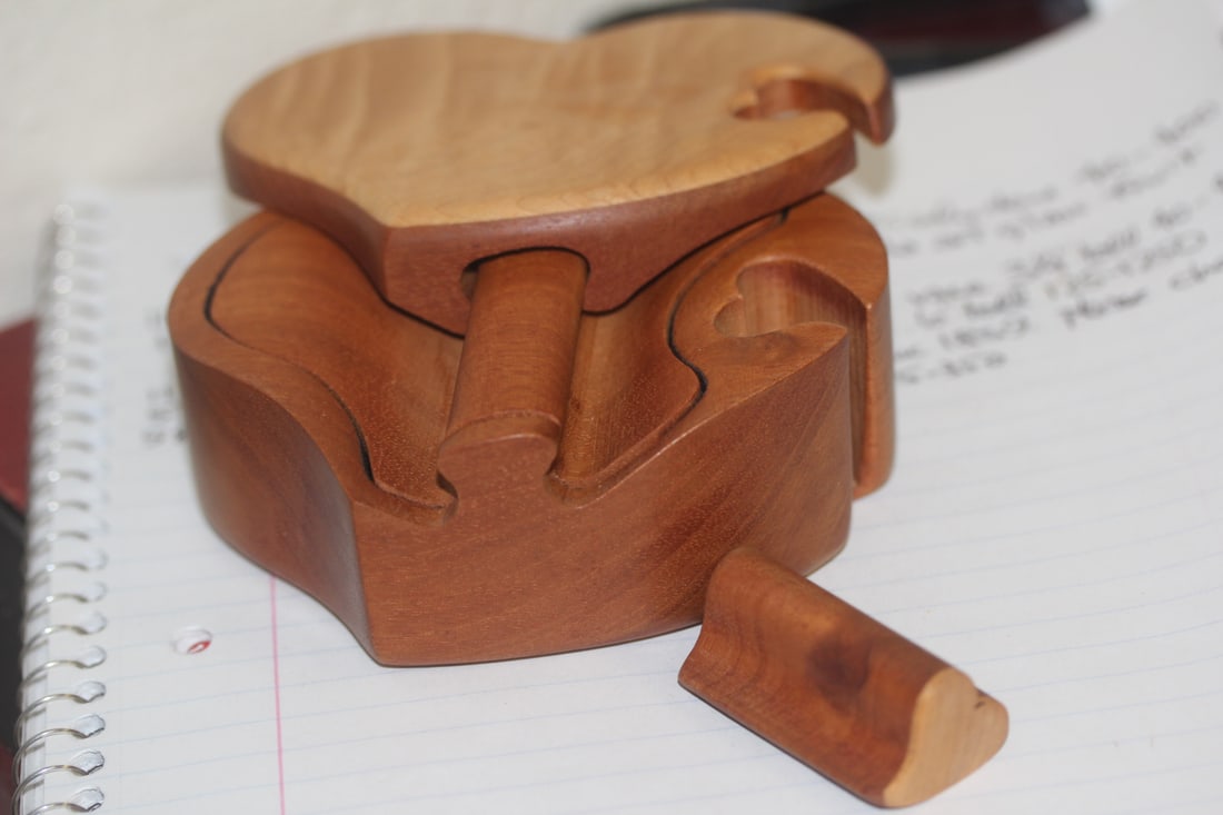 Paul Yacoe Heart Shape Puzzle Box - 3