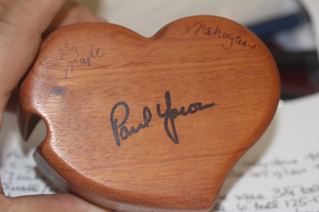 Paul Yacoe Heart Shape Puzzle Box - 4
