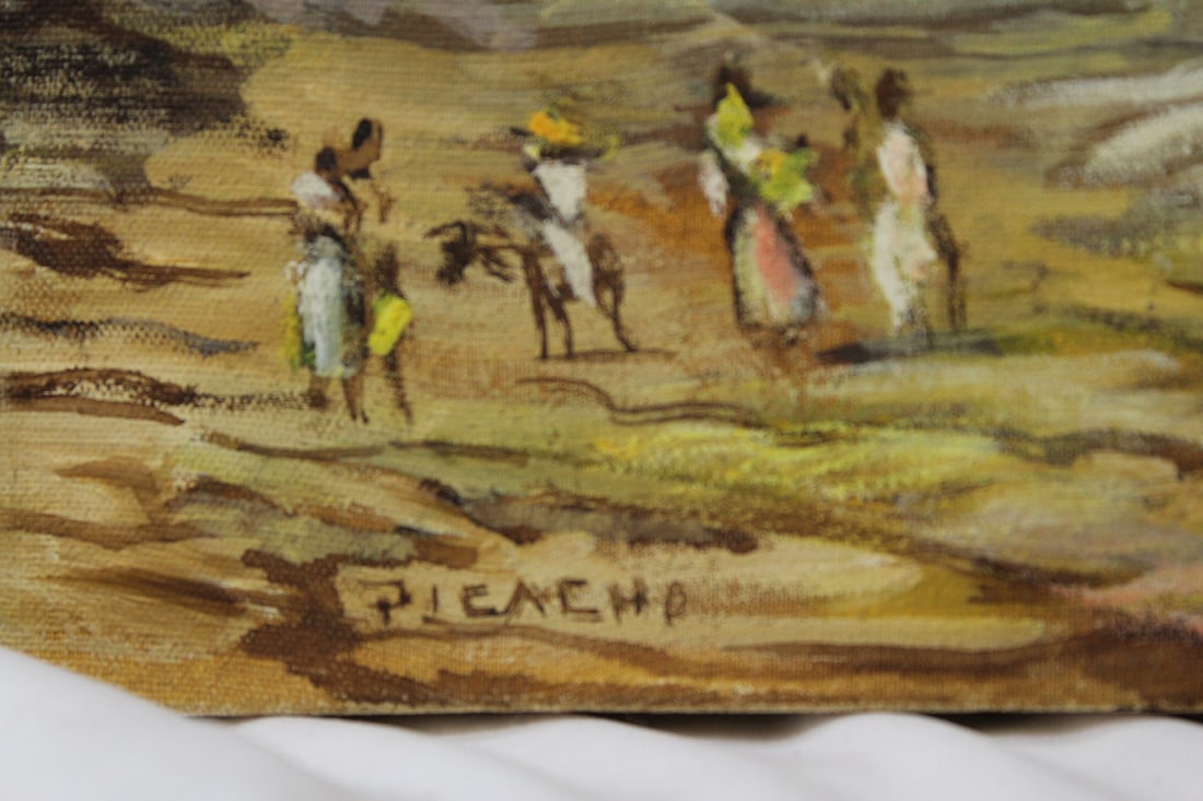 An Old Oil on Canvas Painting - 2