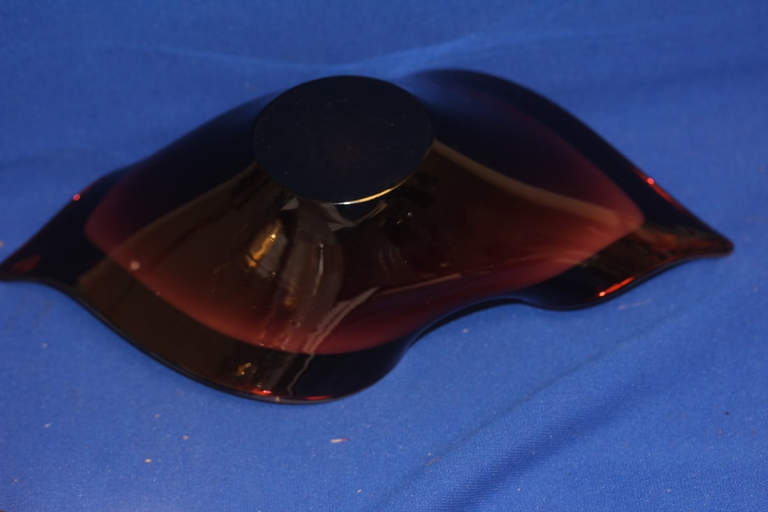 Moser or Moser Style Art Glass Bowl - 6