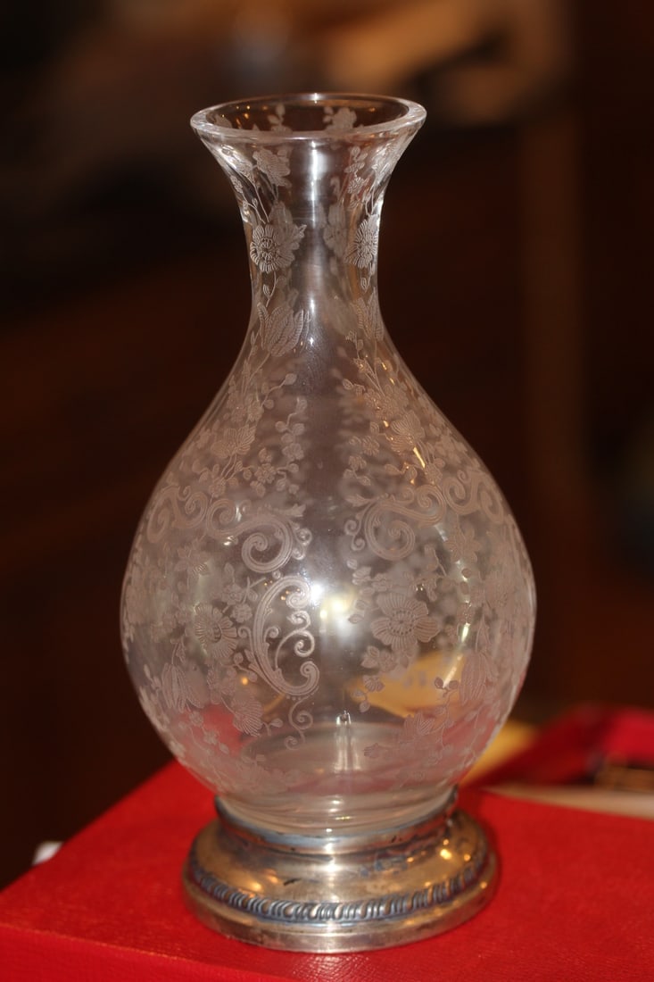 Sterling Bottom Rim Vase - 2