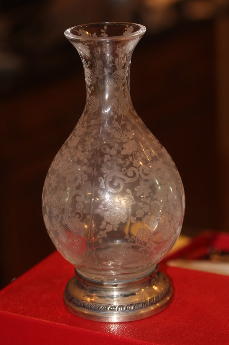 Sterling Bottom Rim Vase - 3