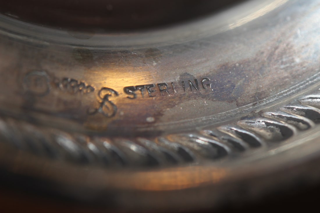 Sterling Bottom Rim Vase - 5