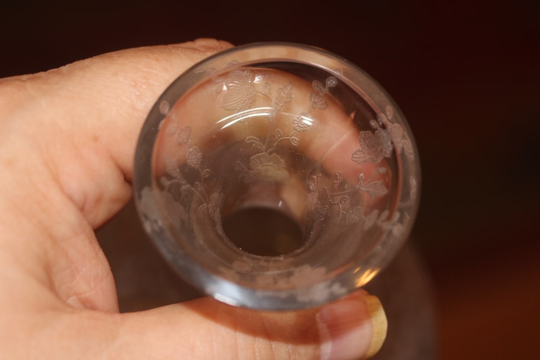 Sterling Bottom Rim Vase - 6