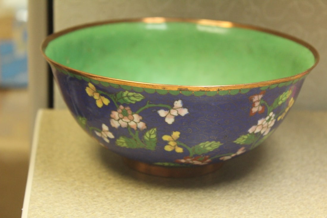 Antique Chinese Cloisonne Bowl - 2