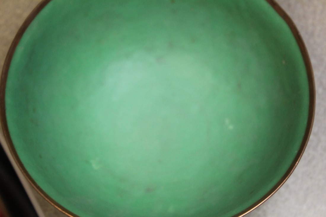 Antique Chinese Cloisonne Bowl - 8