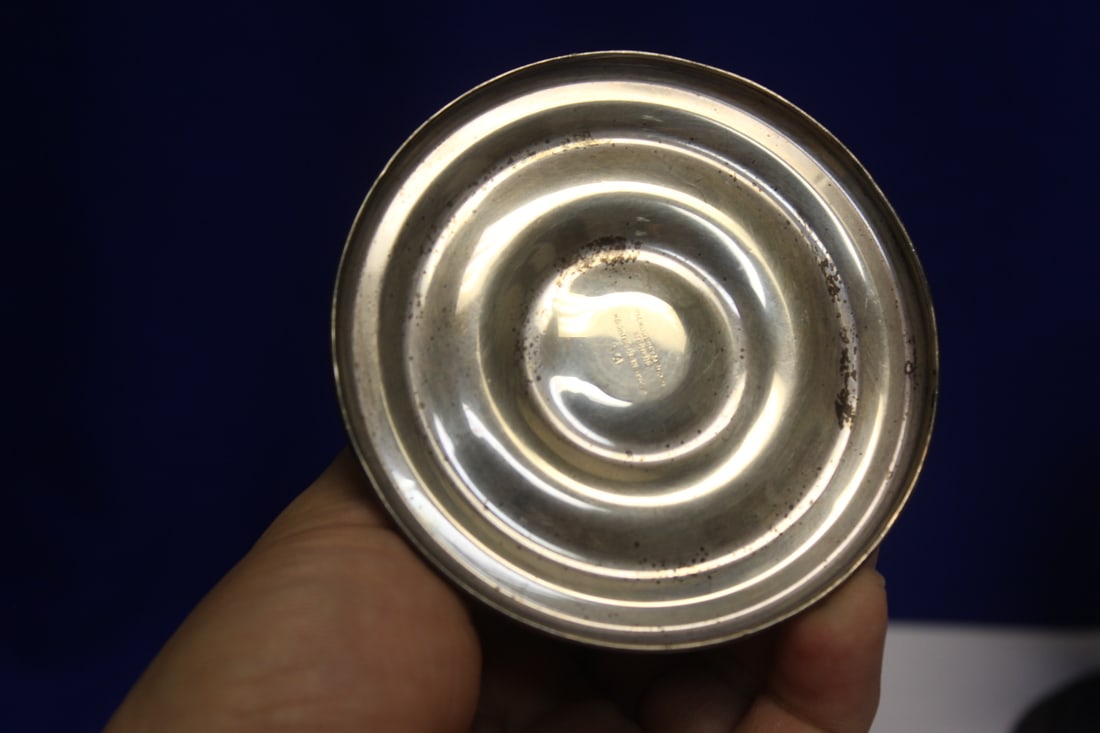Set of 2 Weighted Sterling Hurricane Lamp Holders - 4