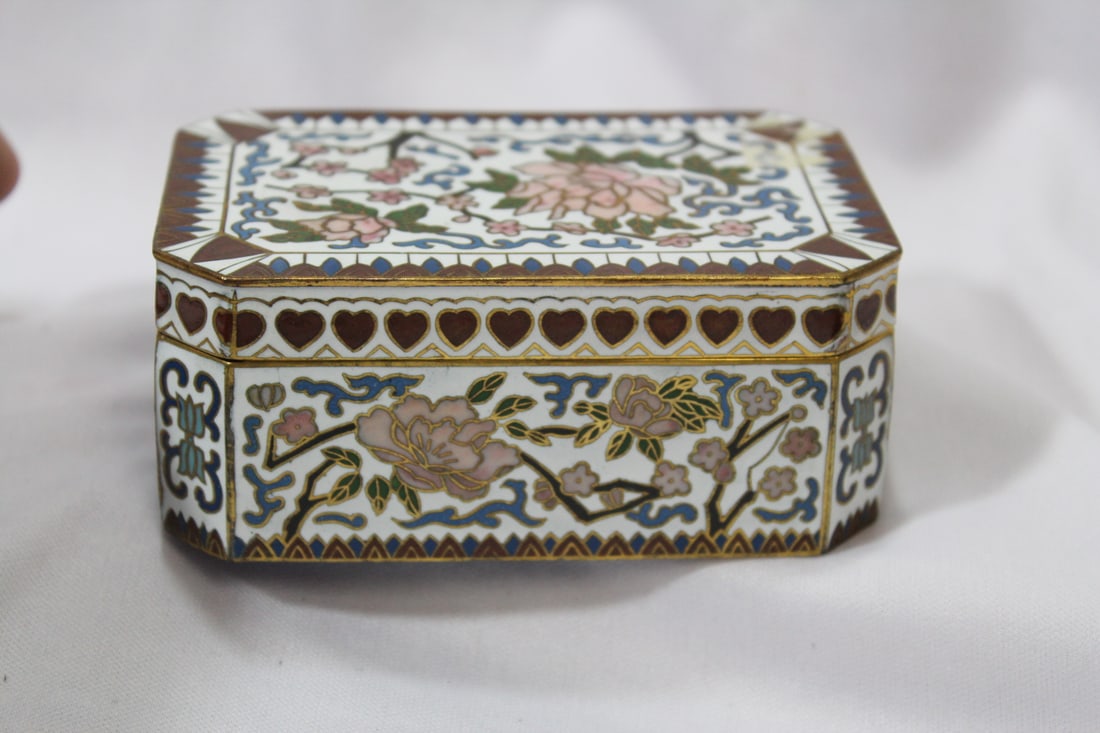A Well Made Heavy Cloisonne Box - 4