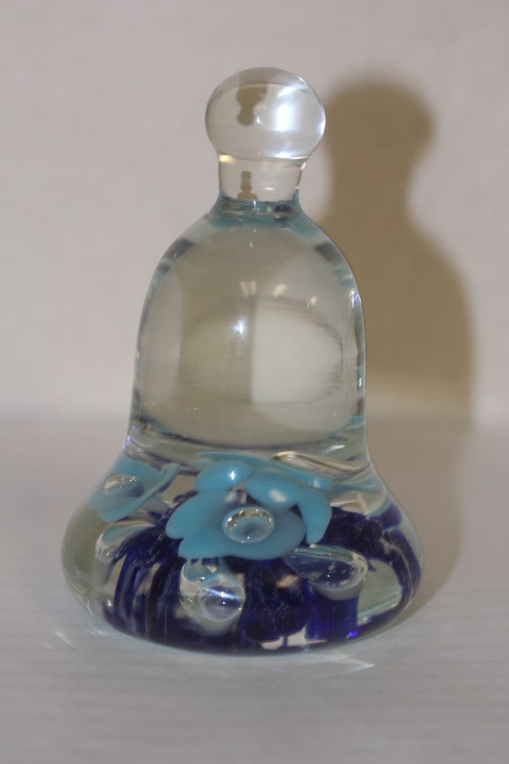 Art Glass Bell Form Paperweight - 2
