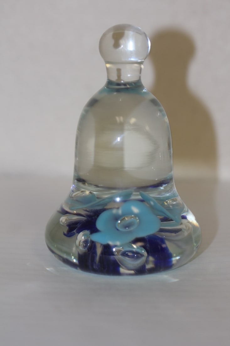 Art Glass Bell Form Paperweight - 3