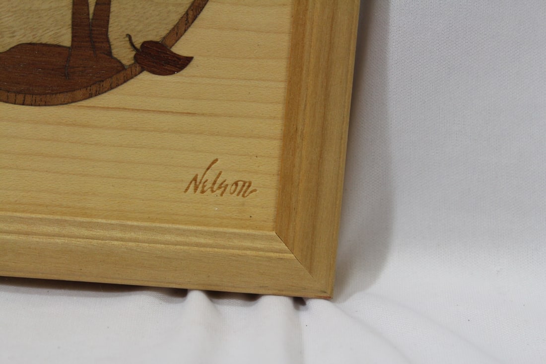 Hudson River Inlaid Wood Art - 2