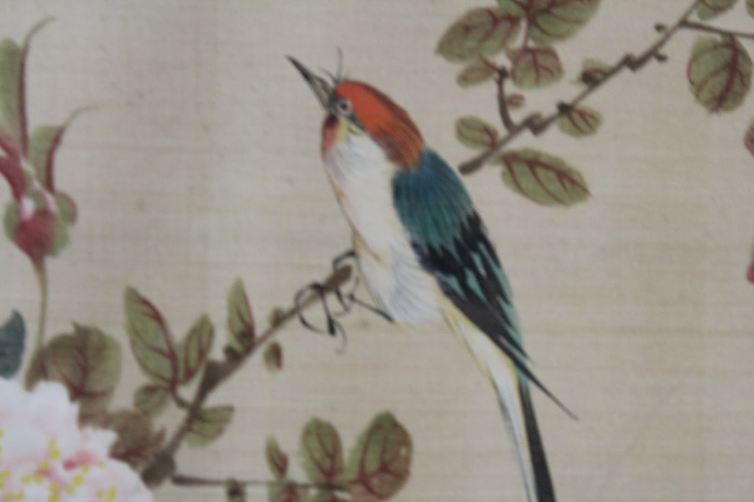 A Signed Chinese Painting on Silk - 2