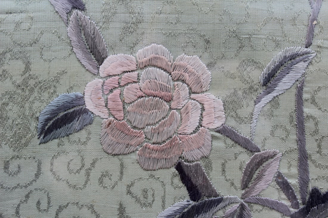 Large Framed Chinese Embroidery - 5