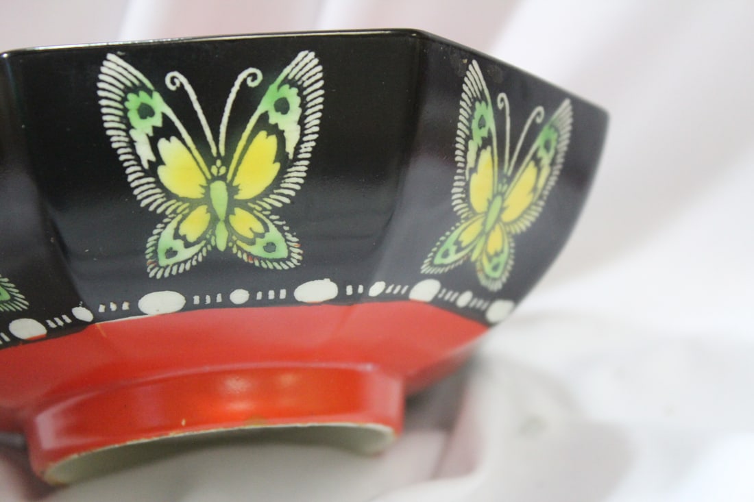 A Rare Shelley Octagon Ceramic Bowl - 2