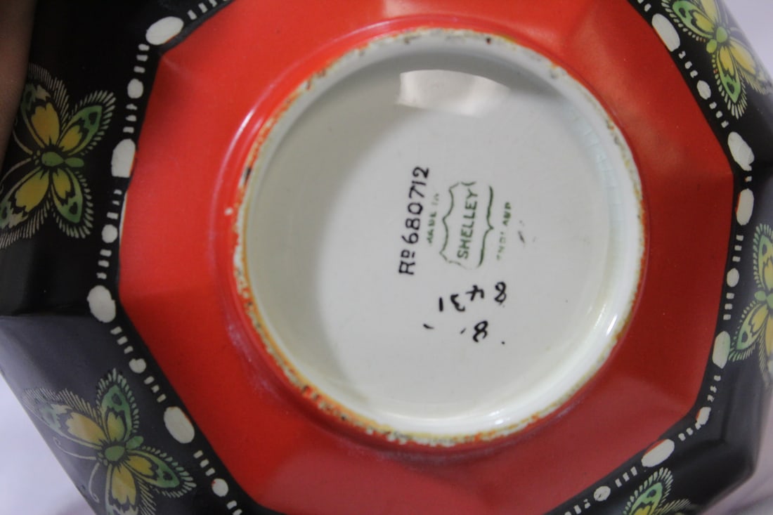 A Rare Shelley Octagon Ceramic Bowl - 3