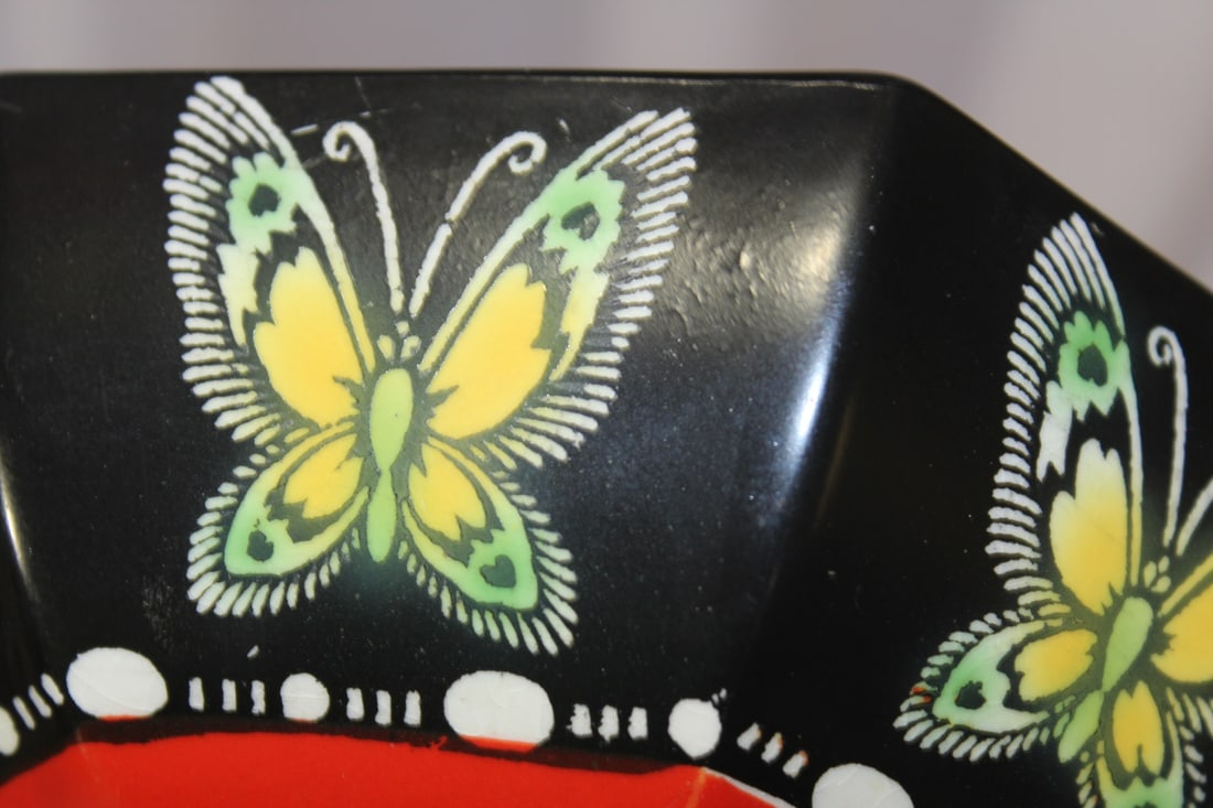 A Rare Shelley Octagon Ceramic Bowl - 5