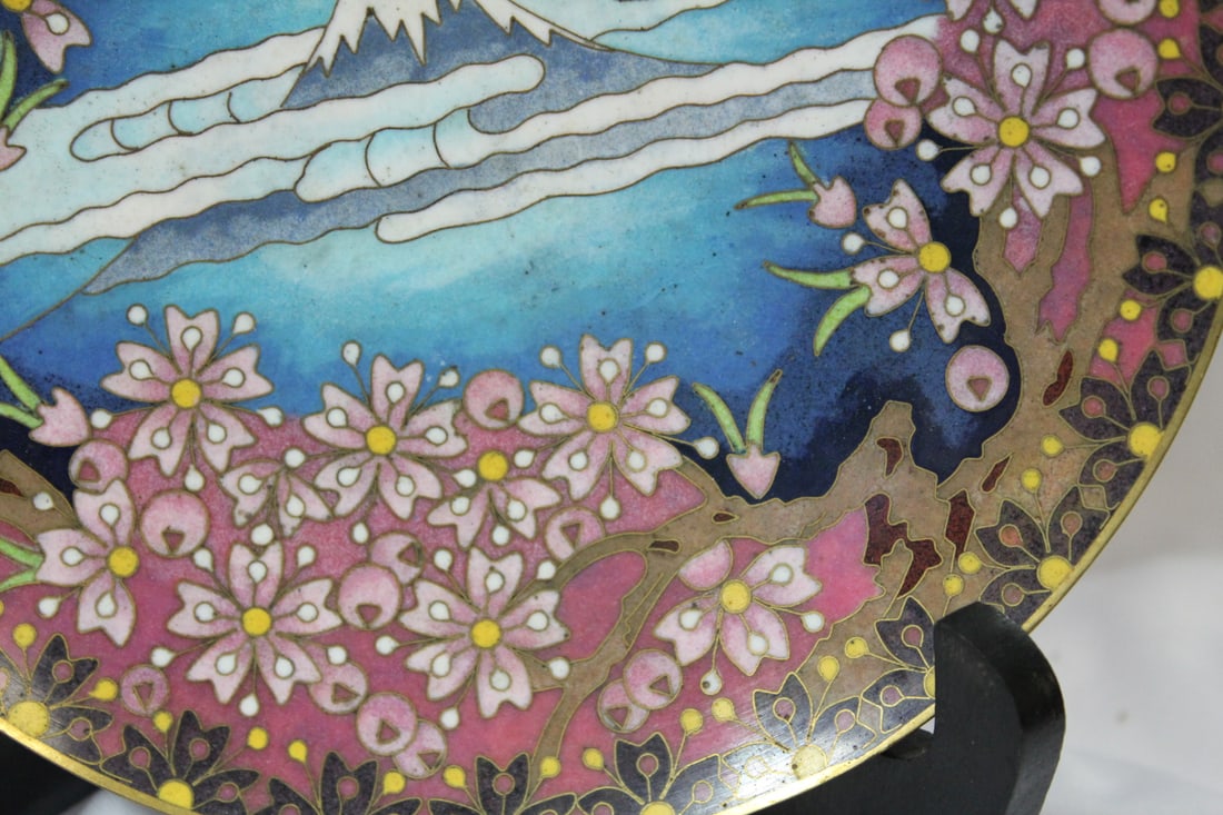 A Chinese Cloisonne Plate - 3