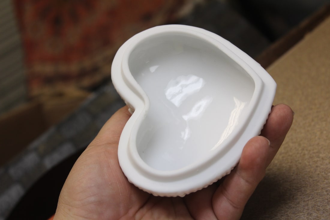 Ceramic Heart Trinket Box - 5
