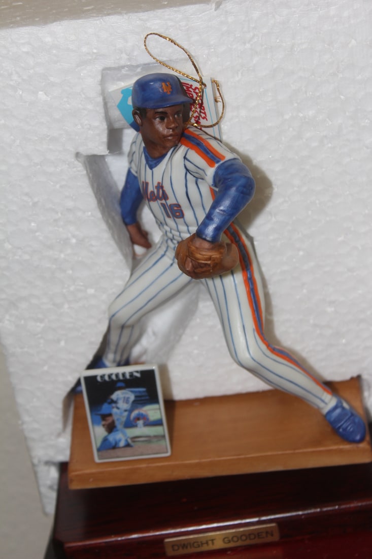 Dwight Gooden Limited Edition Figurine: from sports impressions with stand - porcelain construction - 8 1/2" tall