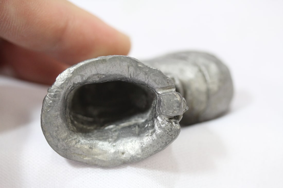 A Miniature Pewter Shoe - 2