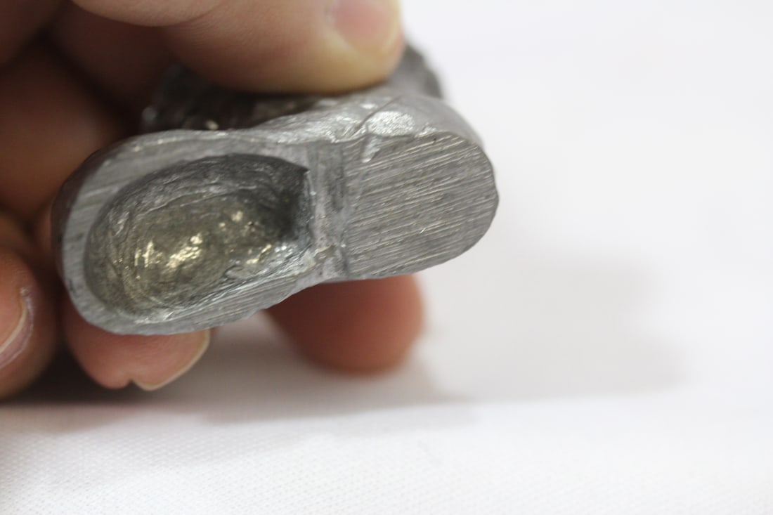 A Miniature Pewter Shoe - 5