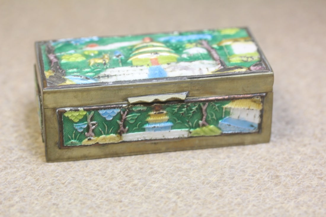 Antique Chinese Trinket Box - 2