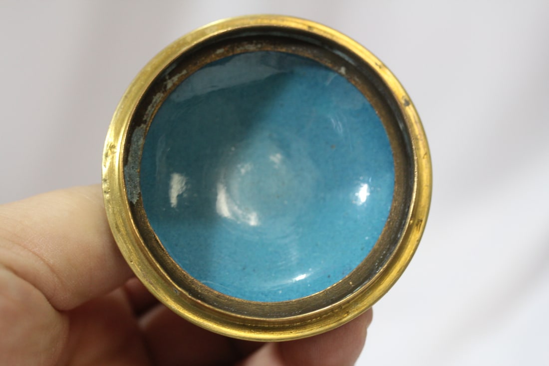 A Chinese Cloisonne Trinket Box - 4