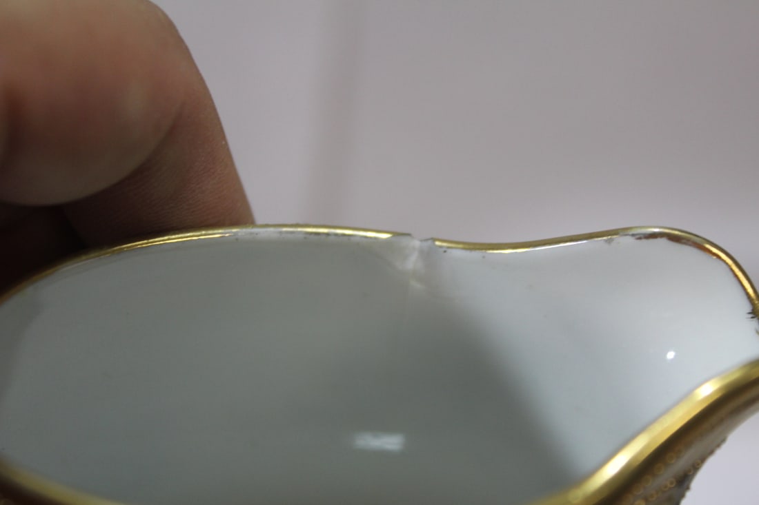 An Antique Nippon Creamer and Sugar Container - 6