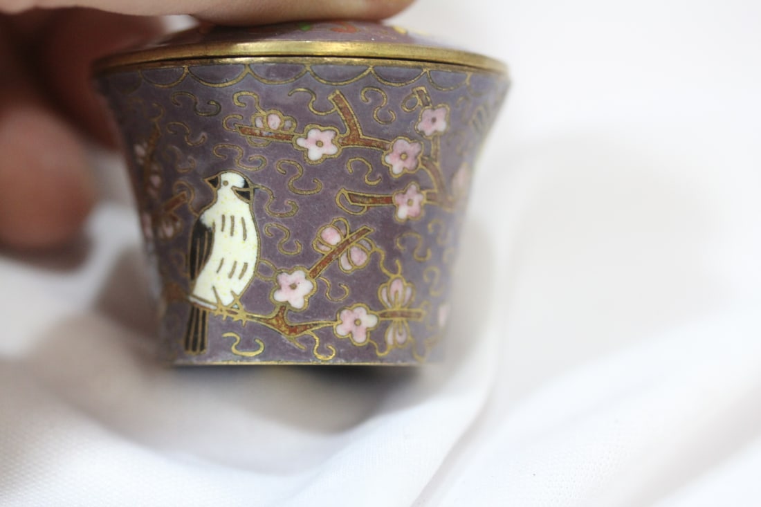 A Chinese Cloisonne Trinket Box - 3
