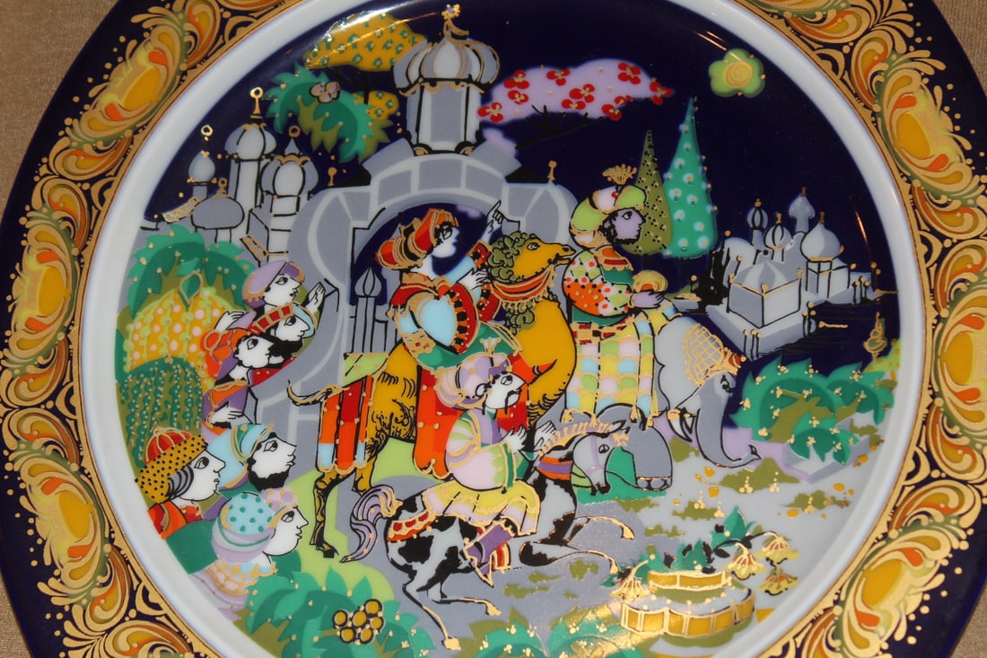 Rosenthal Bjorn Wiinblad 1985Chirstmas Plate - 2