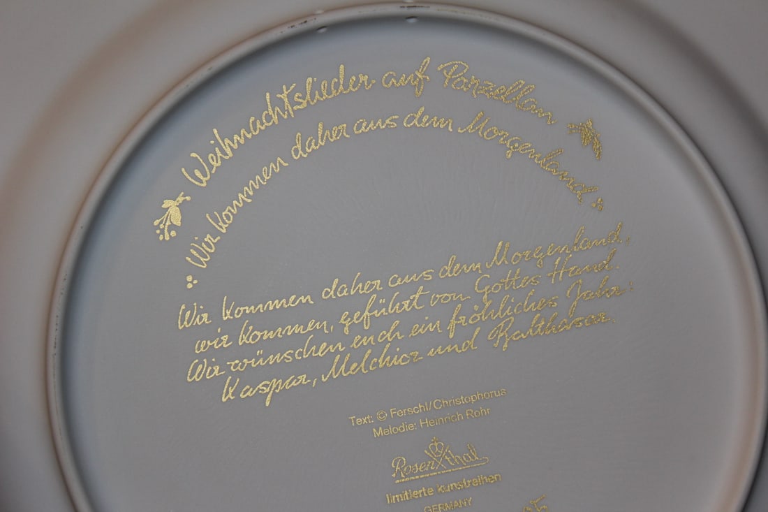 Rosenthal Bjorn Wiinblad 1985Chirstmas Plate - 4