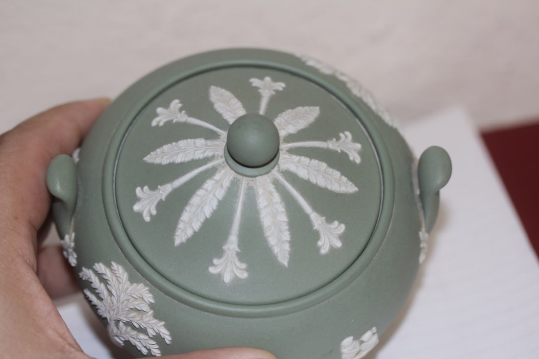 Wedgwood Jasperware Sugar Container - 2