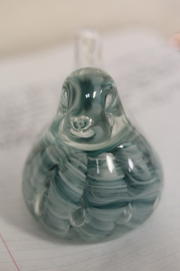 Marked Joe Rice Art Glass Bird - 2