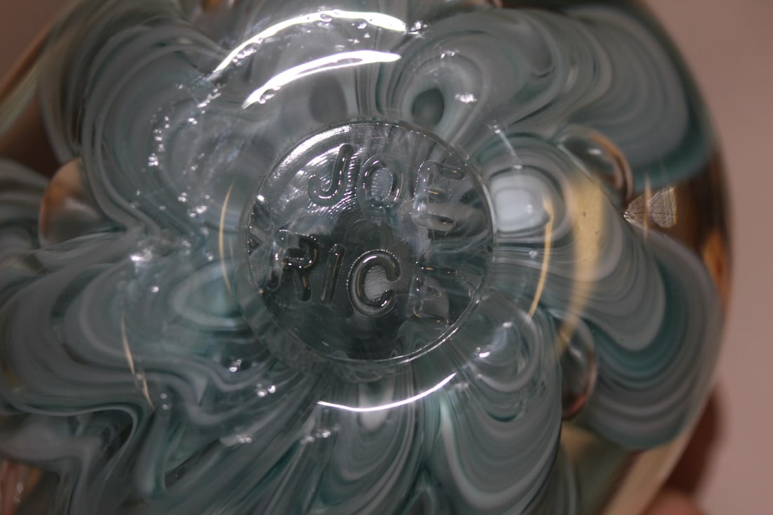 Marked Joe Rice Art Glass Bird - 5