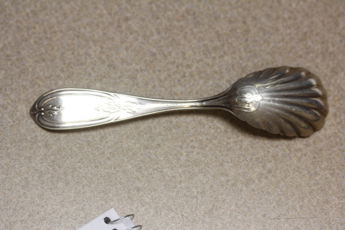 Vintage Coin Sterling Spoon - 2