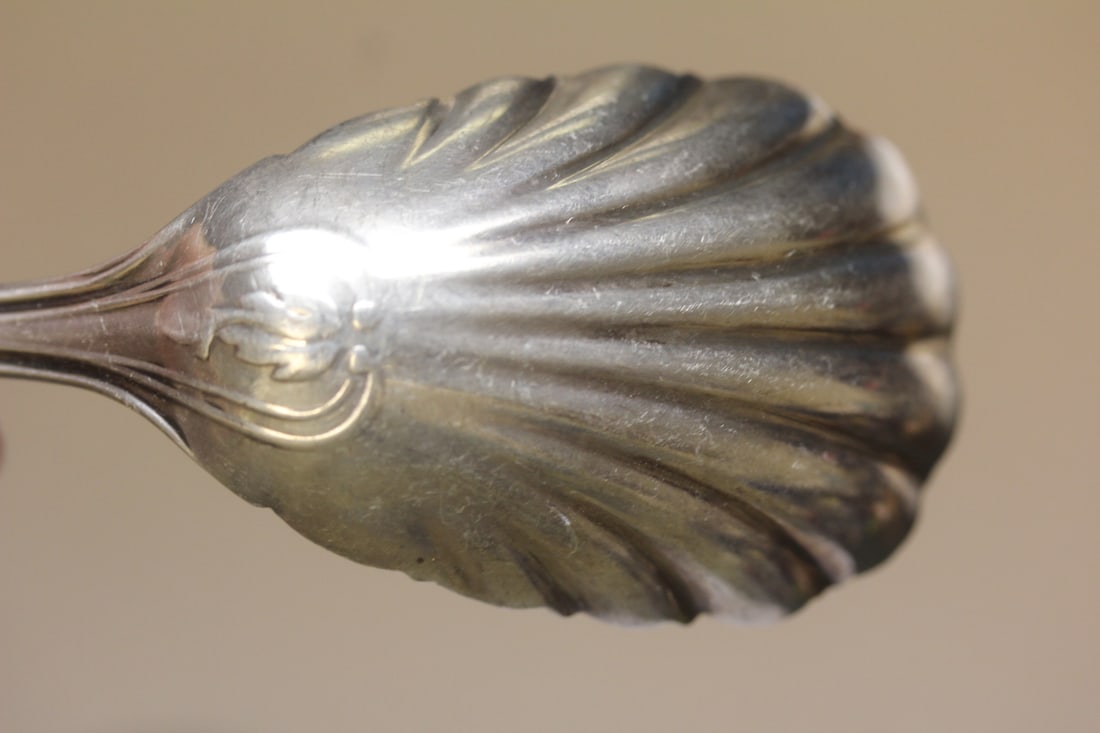 Vintage Coin Sterling Spoon - 6