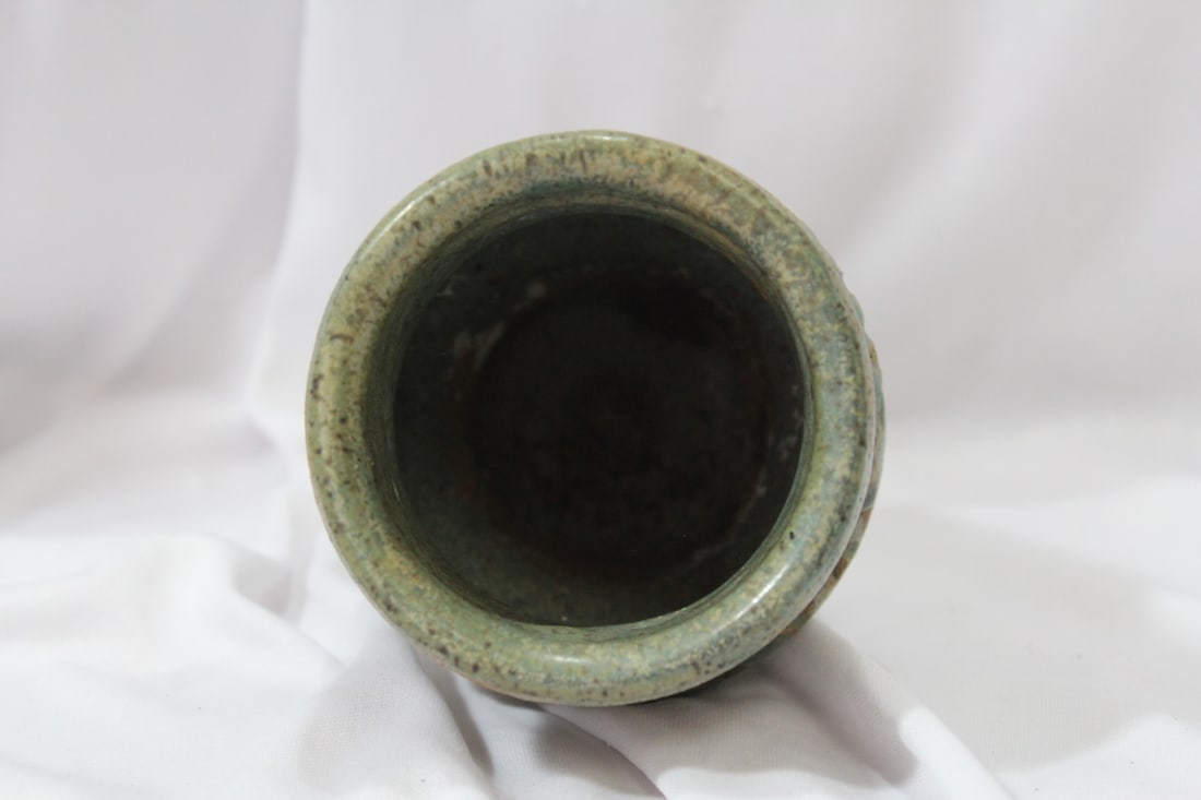 A Signed Art Pottery Cup - 3