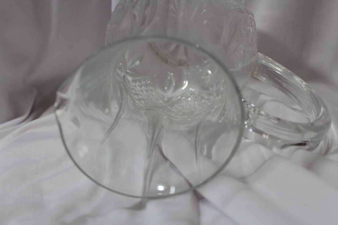 A Pressed Glass Pitcher - 4