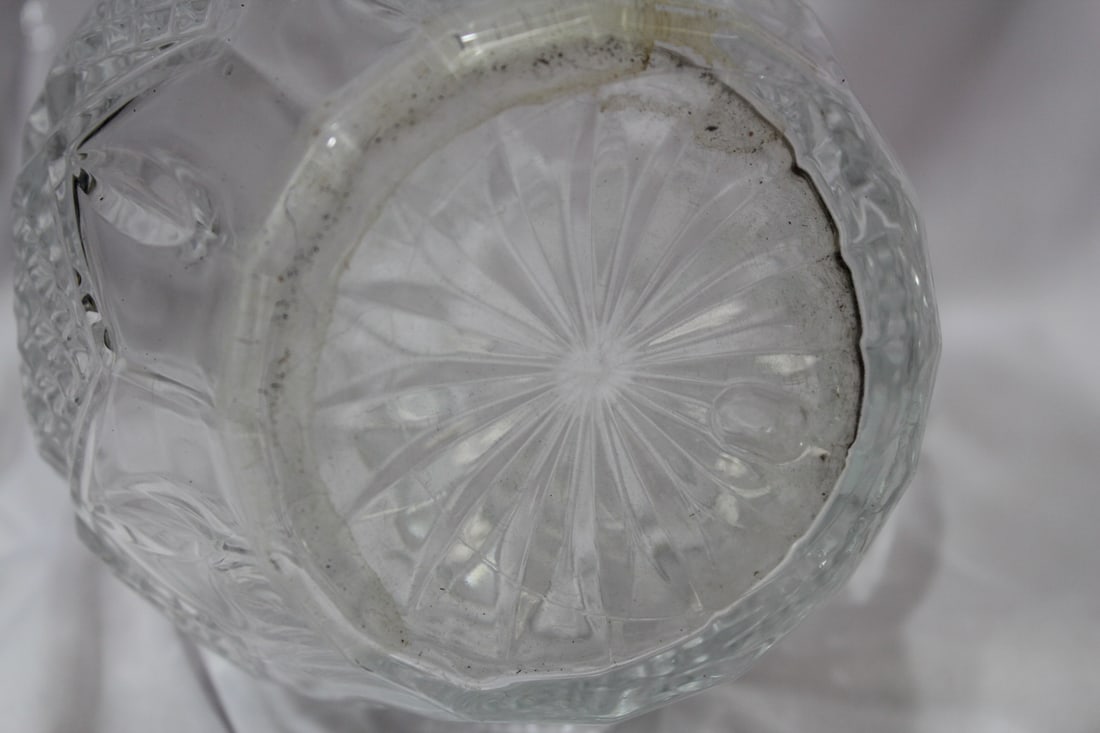 A Pressed Glass Pitcher - 5