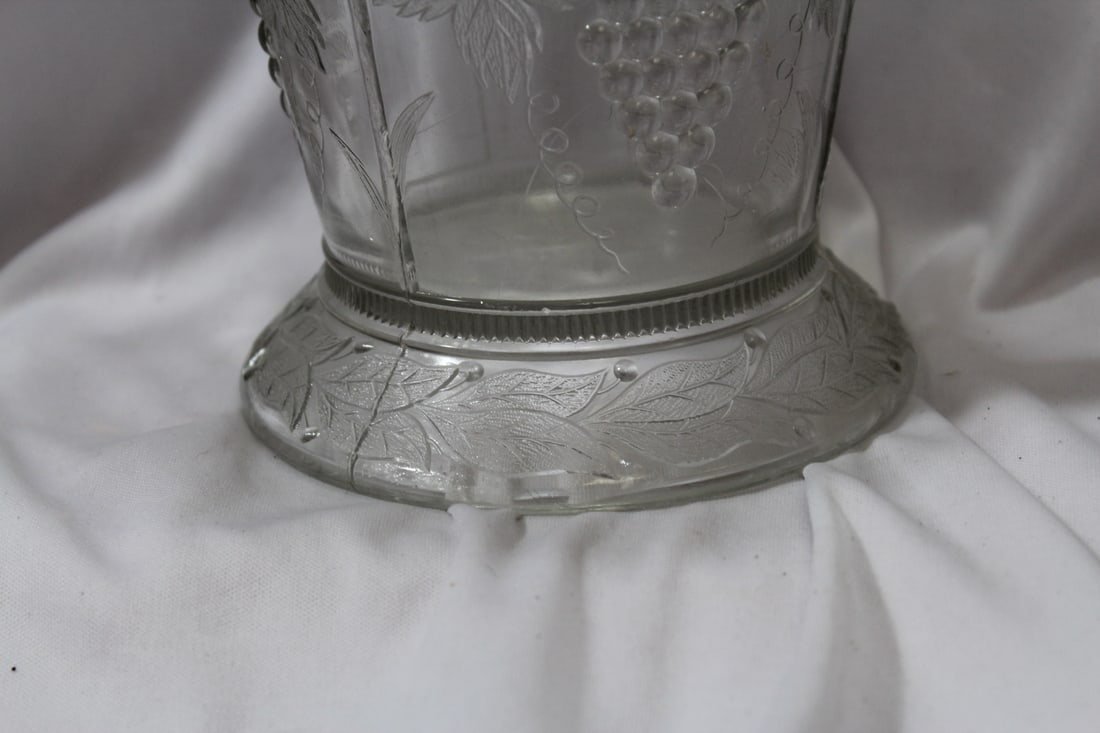 A Pressed Glass Pitcher - 3