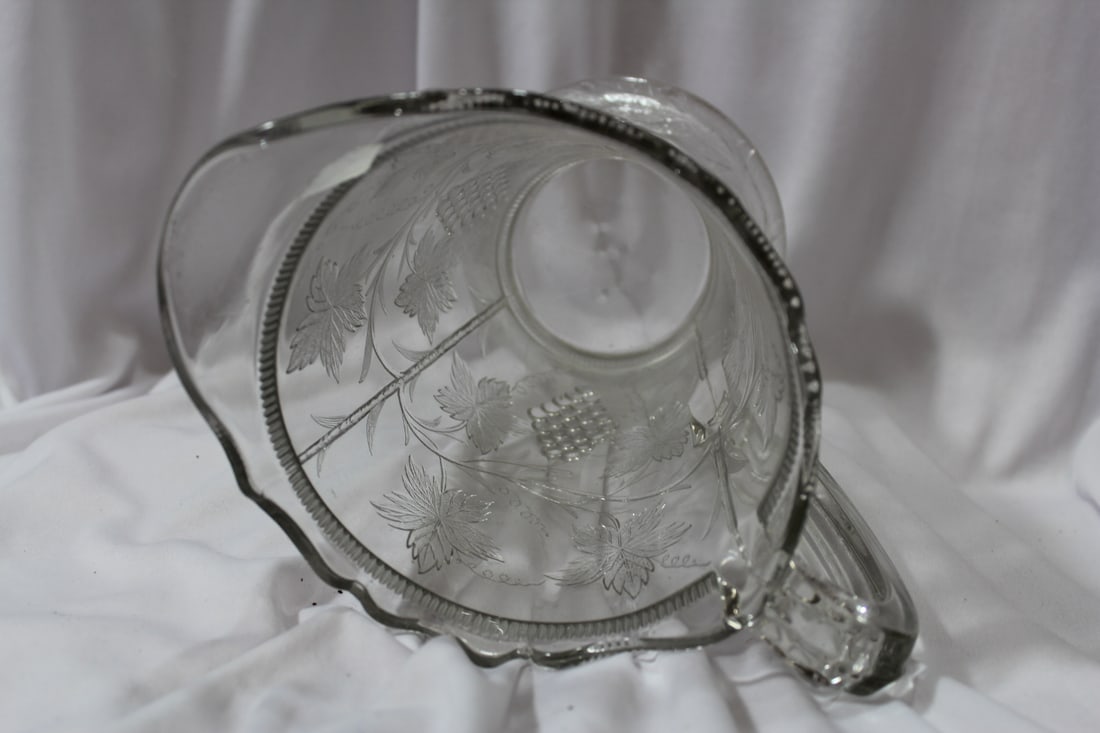 A Pressed Glass Pitcher - 4