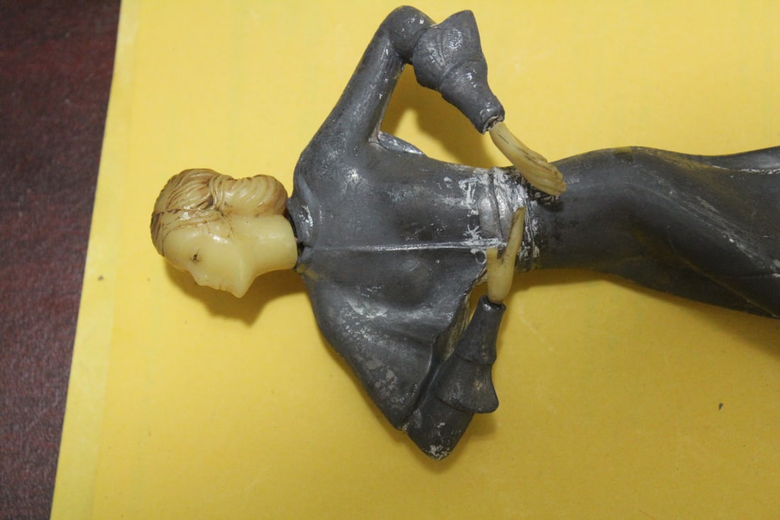 An Art Deco Metal and Plastic Lady - 2