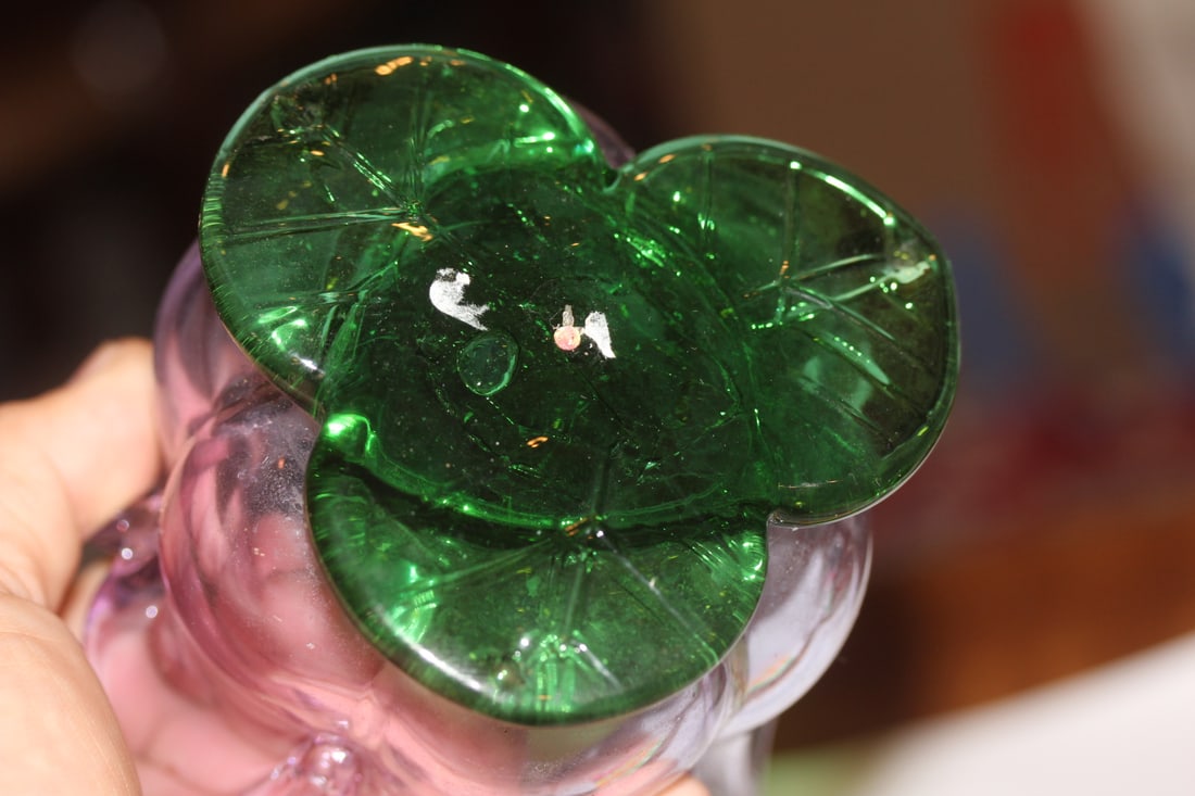 Art Glass Lotus Bowl - 5