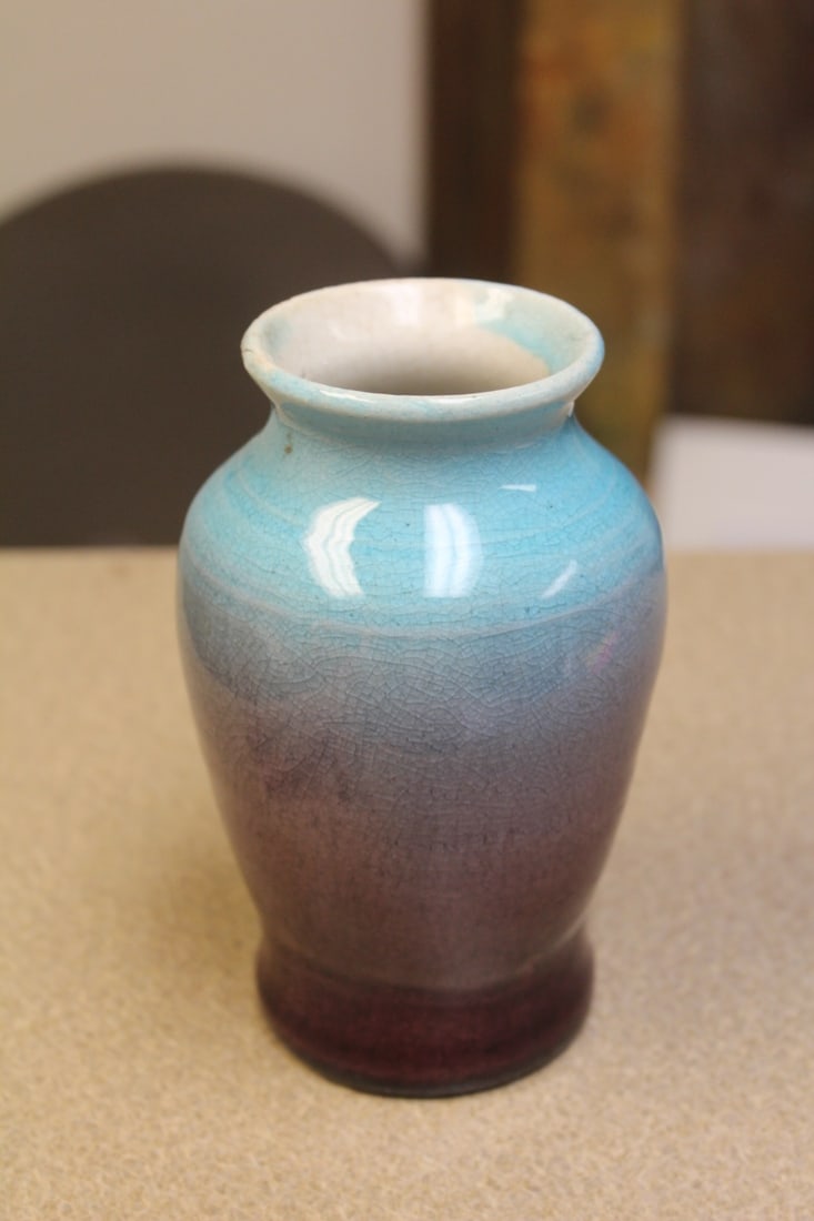 Vintage Pisgah Forest Art Pottery Vase - 2