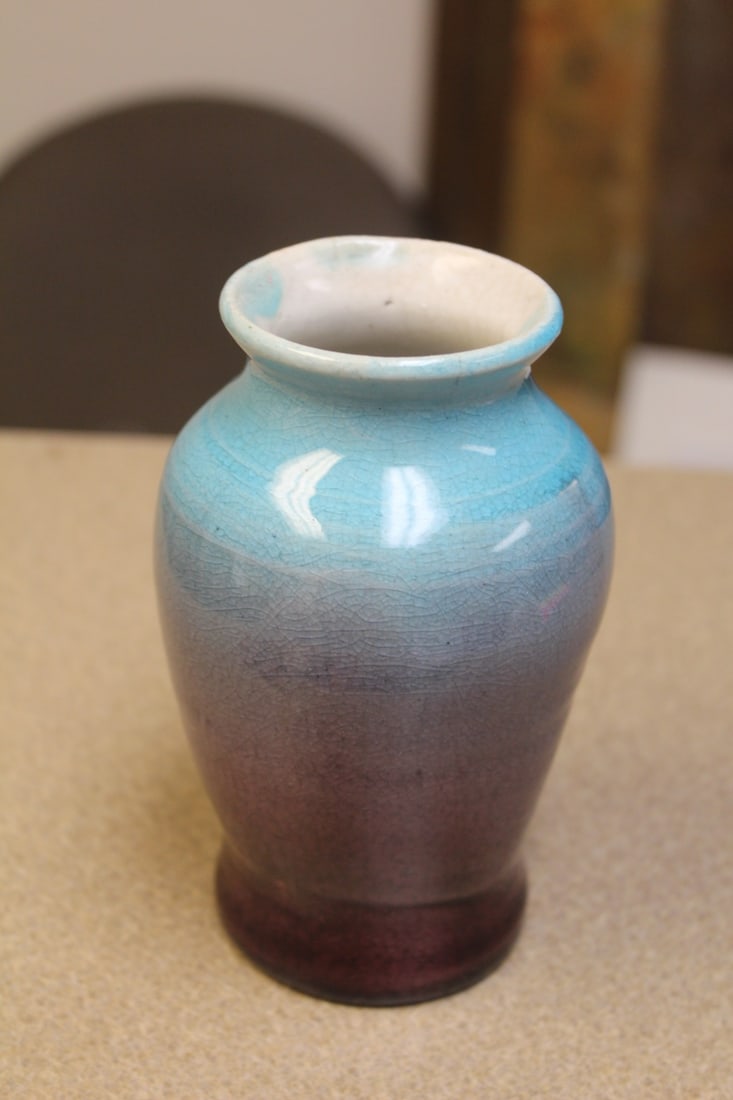 Vintage Pisgah Forest Art Pottery Vase - 4