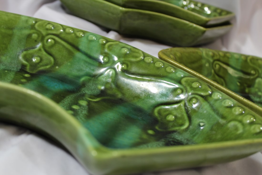 Set of 4 California Pottery Trays - 4