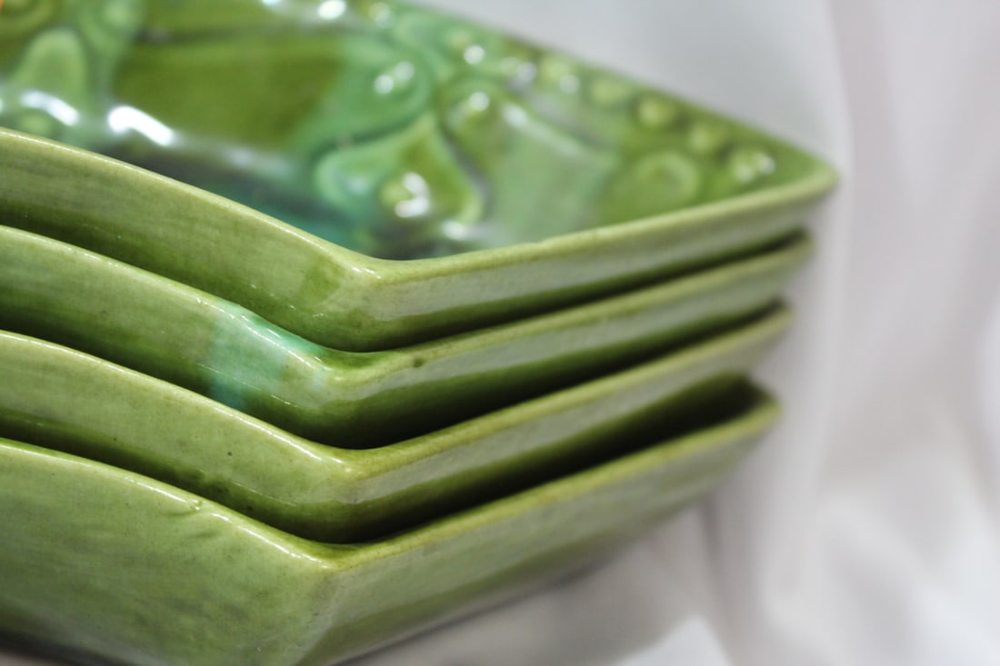 Set of 4 California Pottery Trays - 5